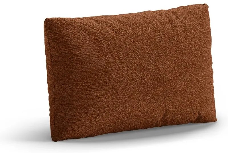 Pernă pentru canapea teracotă cu tapițerie din țesătură bouclé Poppy – Micadoni