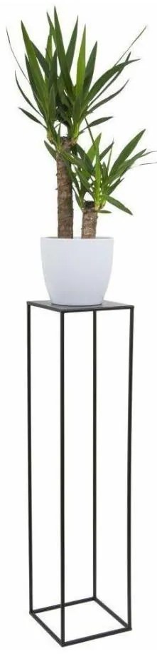 Suport pentru flori 100x24 cm, negru