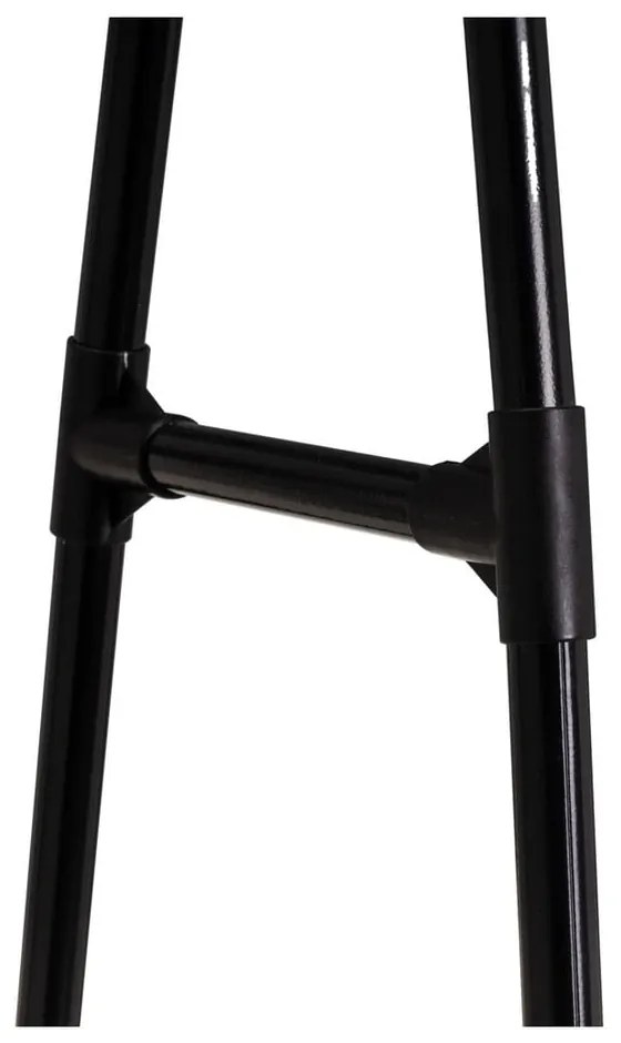 Suport pentru haine negru cu roți din metal 84x43x156 cm – Casa Selección