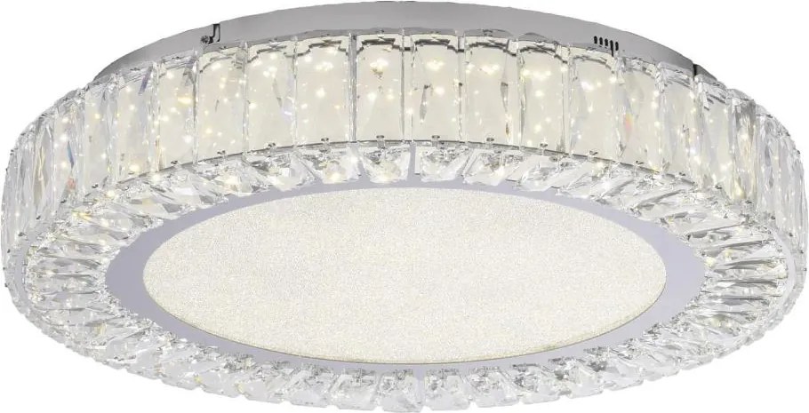 JUST LIGHT. 15222-17 - Plafonieră LED KULUNKA LED/46W/230V crom