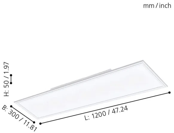 Eglo 98205 - LED Panou dimmabil SALOBRENA-A LED/30W/230V + telecomandă