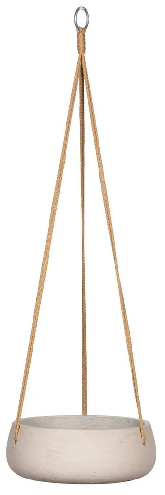 Jardinieră suspendată Eileen, gri antic, dimensiuni multiple - ghivece ceramice Mărime: S - v. 9 cm, ⌀ 24 cm