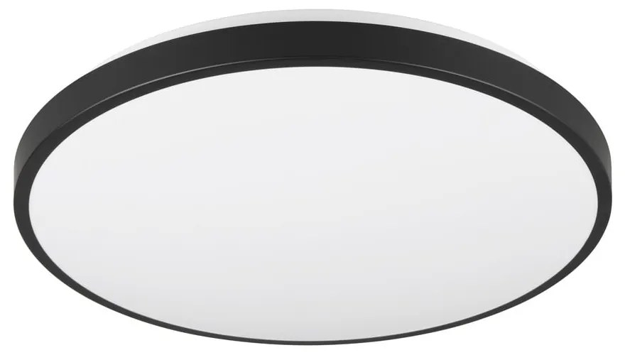 Plafonieră neagră-albă LED ø 38 cm Loody – Reality