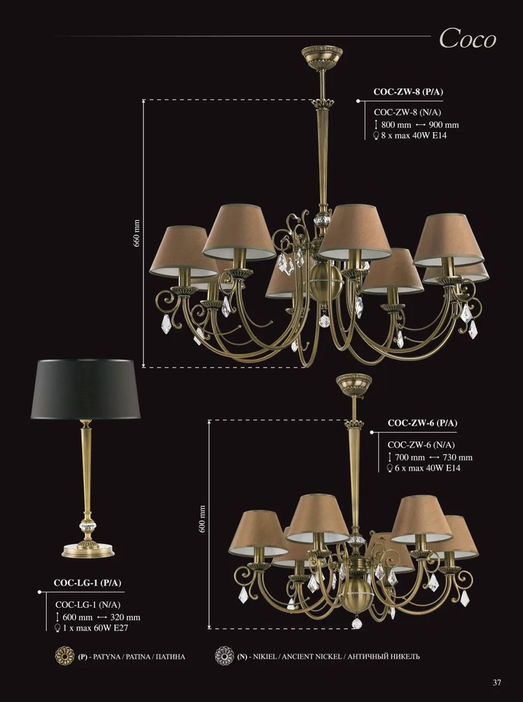 Lampadar elegant design clasic Coco