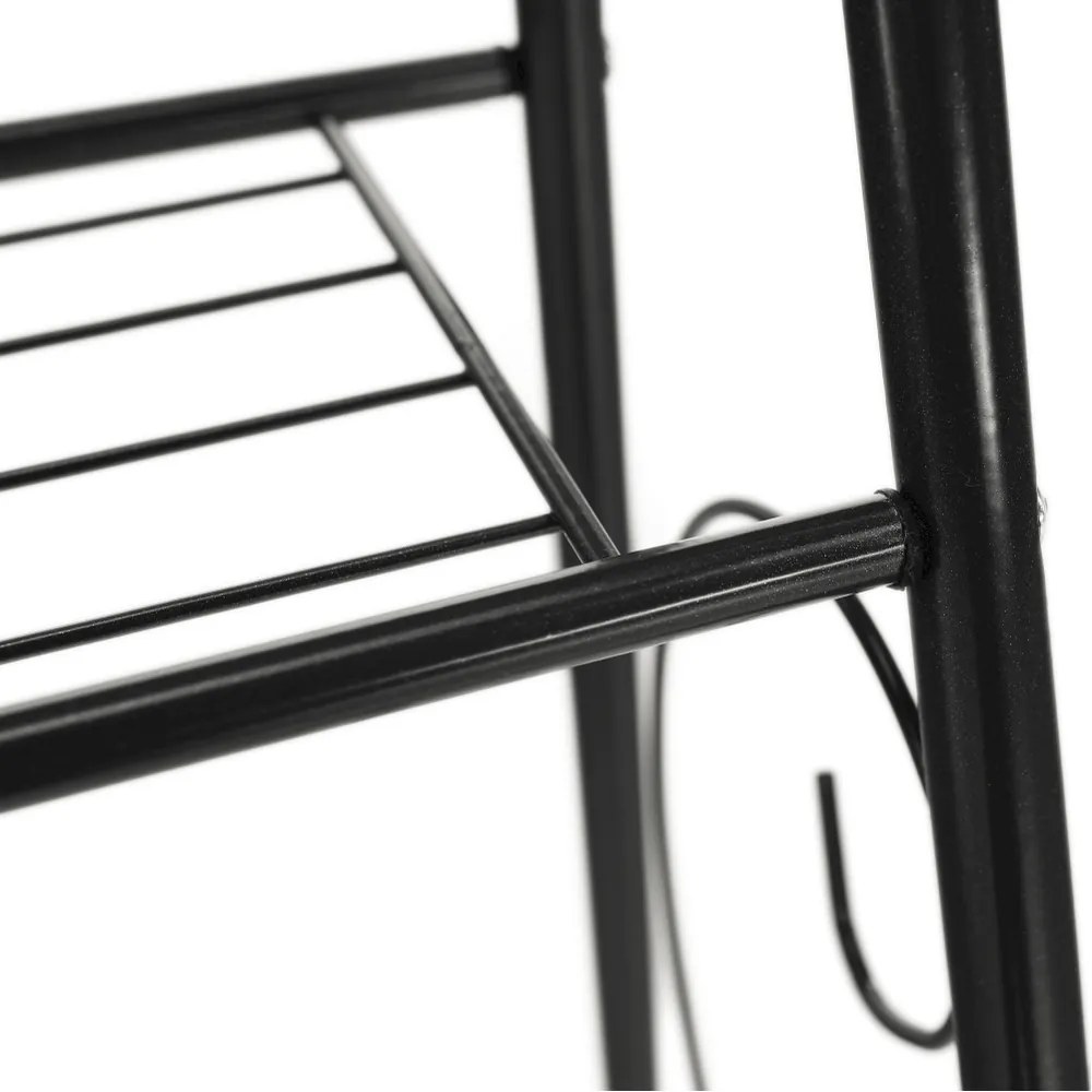 Raft metalic Veruma,  gri închis