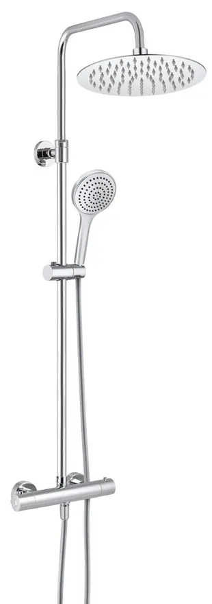Coloana de dus cu baterie termostatata Rubineta Olo+Thermo finisaj crom lucios