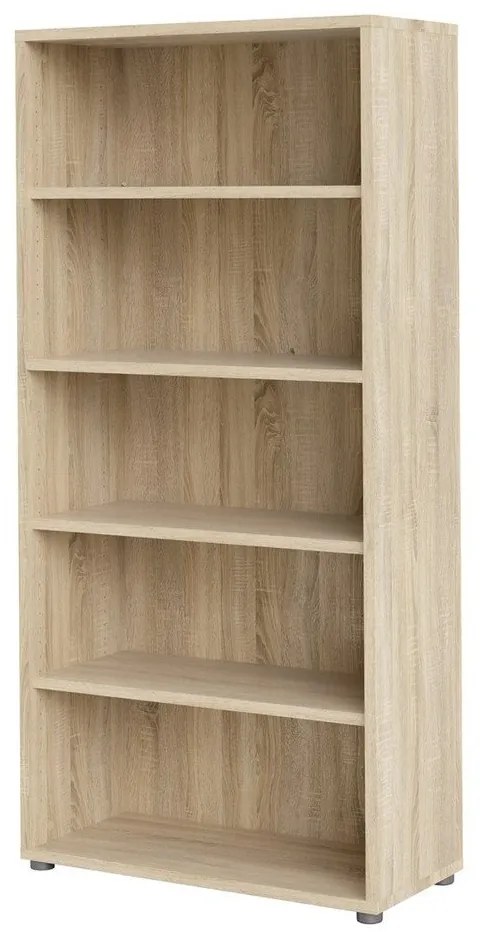 Bibliotecă modulară cu aspect de lemn de stejar 89x189 cm Prima – Tvilum