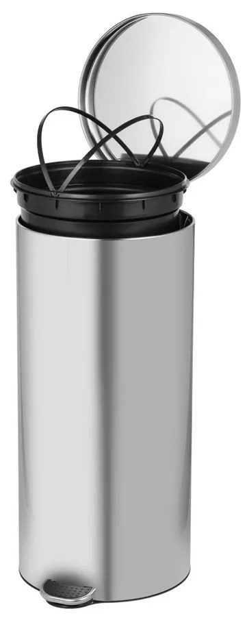 Coș cu pedală Alda Soft Close Freedom Fresh 30 l,oțel inoxidabil mat, 30 l