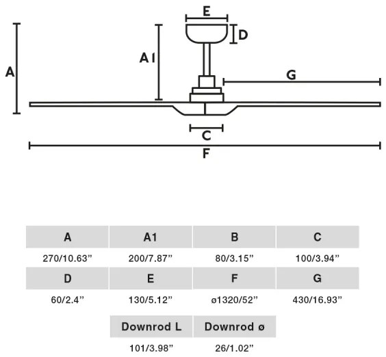 Ventilator LED dimabil FARO 33810-1TW HEYWOOD LED/10W/230V 2700/4000/6000K + telecomandă