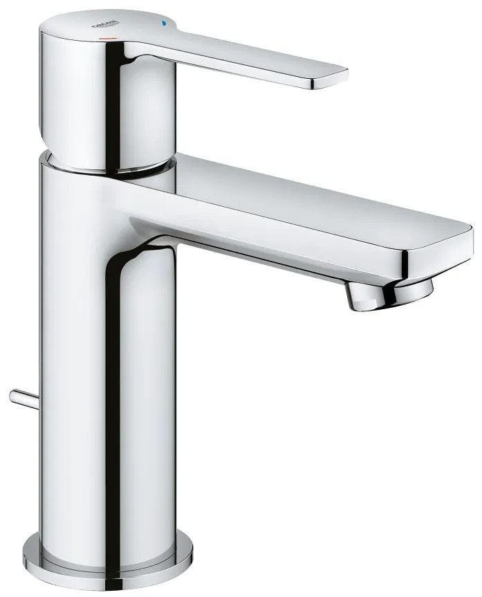 Baterie lavoar Grohe Lineare, monocomanda, cartus ceramic, set evacuare tija inclus, marimea XS, crom-32109001