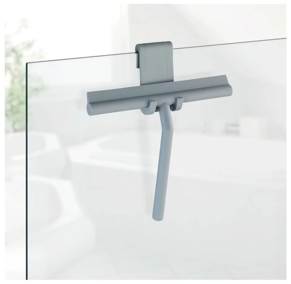 Racletă din silicon pentru duș Wenko Mola, gri