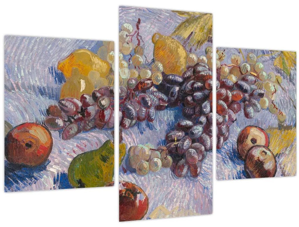 Tablou - Vincent van Gogh, Grapes, Lemons, Pears, and Apples, reproducere (90x60 cm)