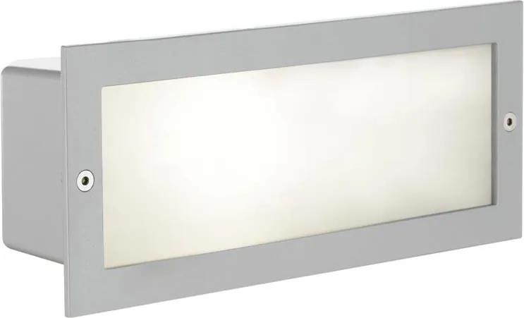 EGLO 88008 - perete Corp de iluminat exterior ZIMBA 1xE27/60W argint/alb