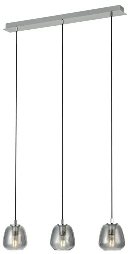 Lustră pe cablu ALBARINO 3xE27/40W/230V gri Eglo 39667