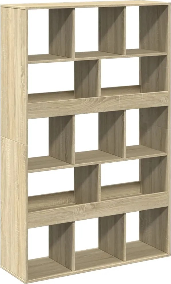 vidaXL Bibliotecă, stejar sonoma, 100x33x156,5 cm, lemn prelucrat
