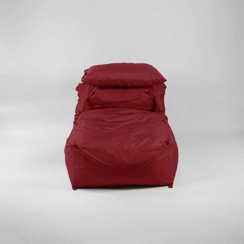 Fotoliu Yoga XL si Perna, Material Impermeabil - Panama Red