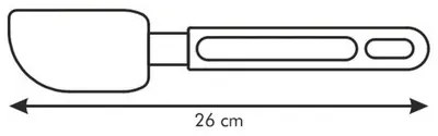 Tescoma Spatulă silicon DELÍCIA, 25 cm