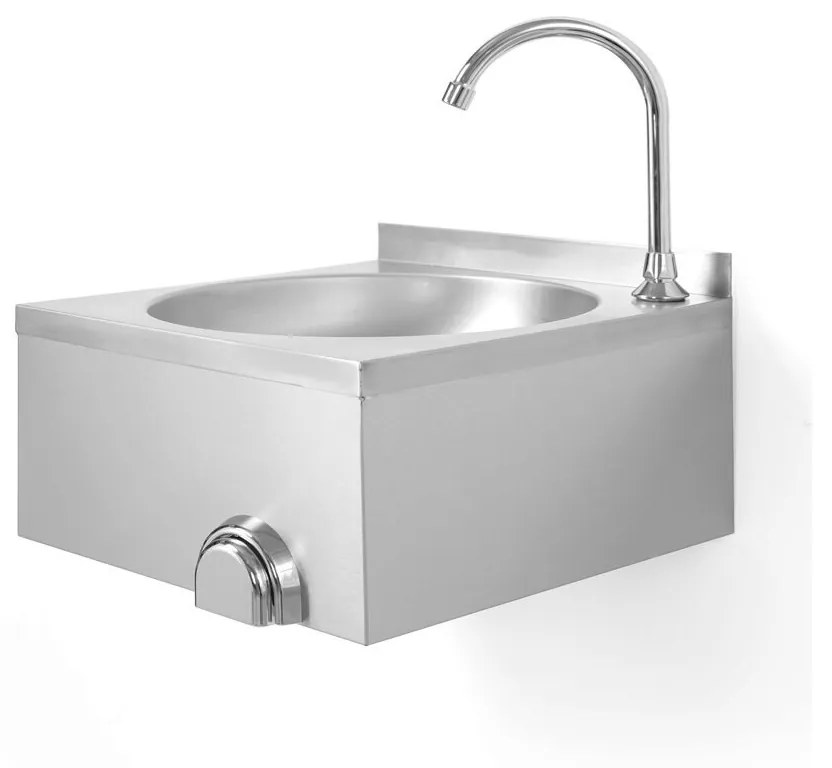 Spalator cu actionare la genunchi Inox usor de actionat cu genunchiul diametru 350 mm si adancime de 123 mm