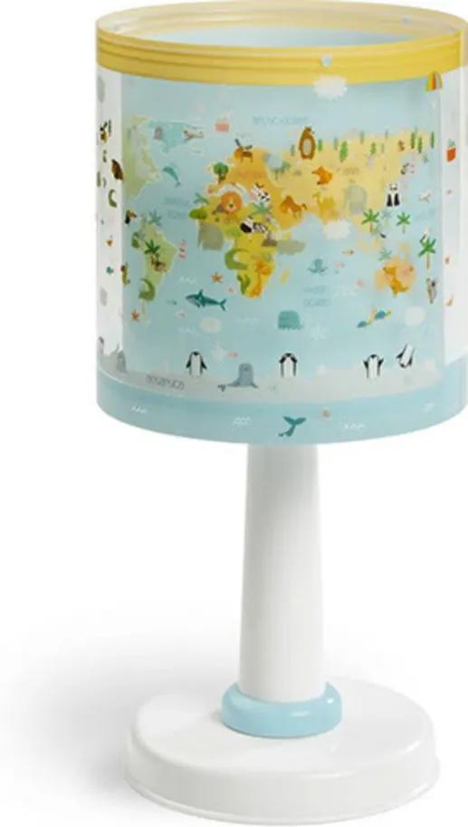 Dalber Baby World 40721 Lampă de masă pentru copii alb plastic 1 x E14 max. 40W