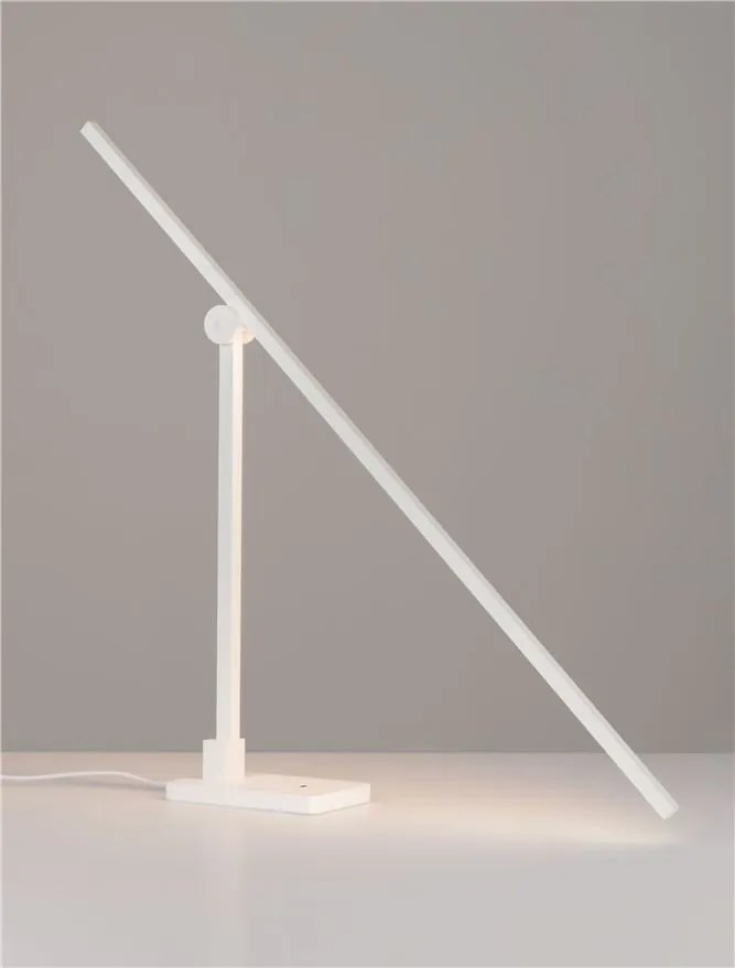 Lampa LED dimabila de birou directionabila TENSO alba