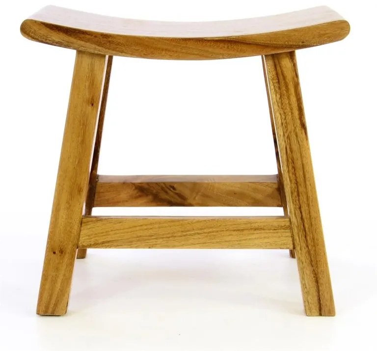 Taburet din lemn de suar, lemn masiv, tratat