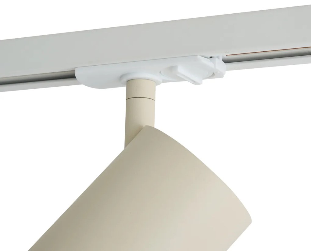 Spot modern bej pentru sistem de șină monofazat GU10 70mm - Iconic Jeana Luxe