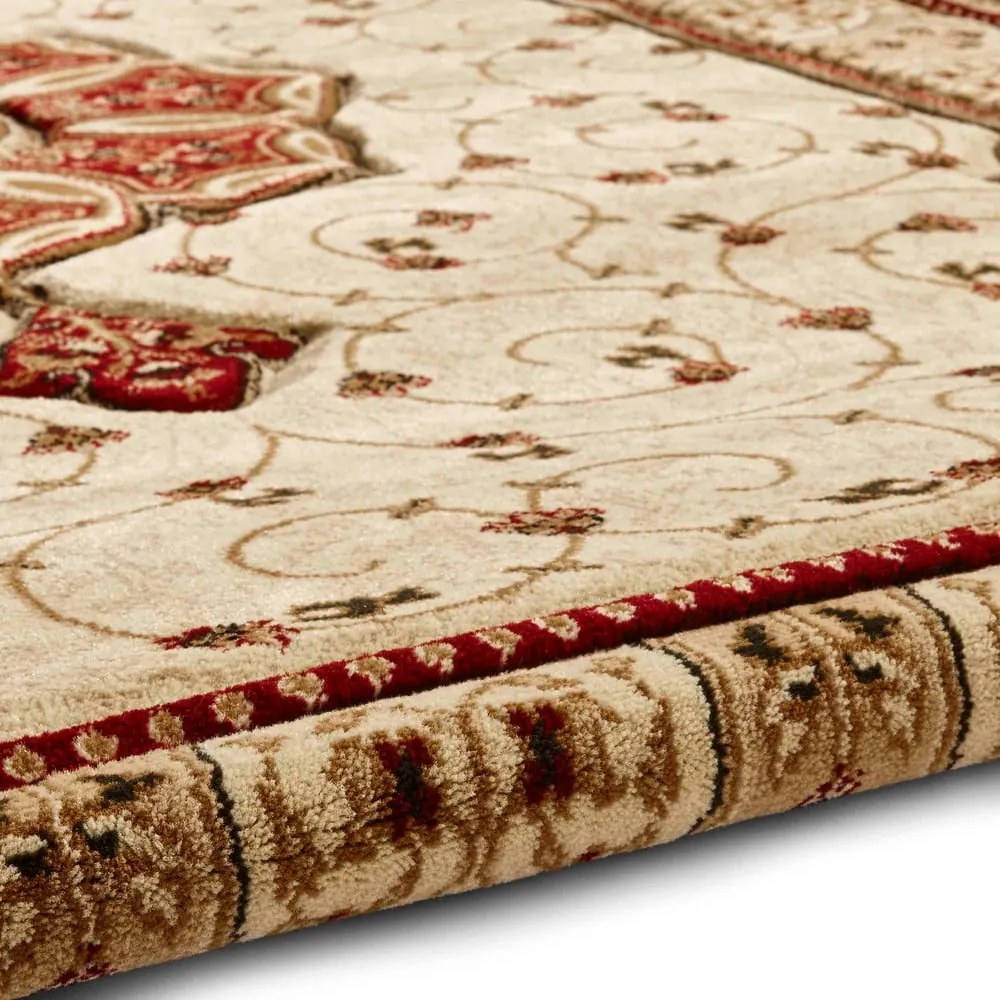 Covor tip traversă roșu/bej 67x240 cm Heritage – Think Rugs