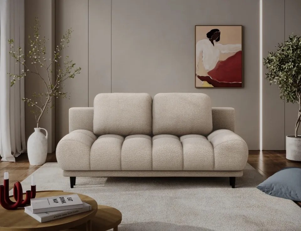 Canapea extensibilă ELTAP Guavio 210 cm | Funcție pat 140x210 | Ladă depozitare | Design modern (Culoare: Gri / Paolli 04)