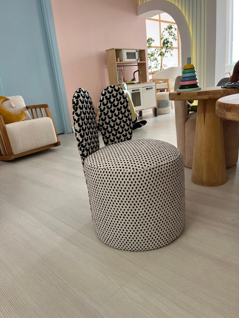 Taburete Bunnie (negru + alb). 1087797