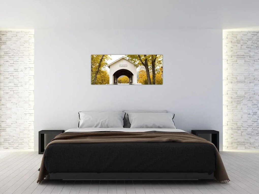 Tablou cu podul în Oregon (120x50 cm)