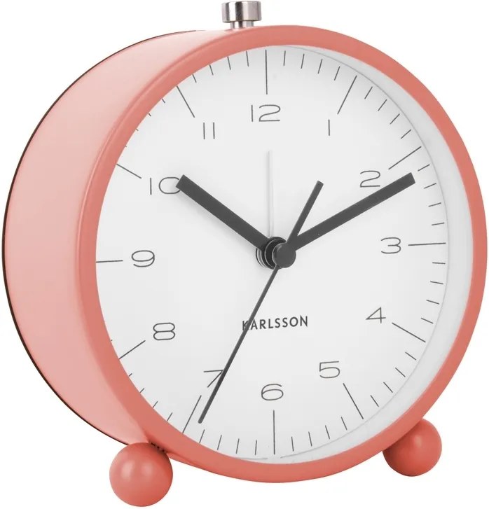 Ceas deșteptător de design Karlsson KA5787CP, 11 cm