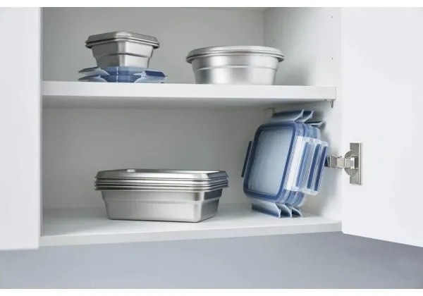 Caserolă Tefal 0,8 l MSEAL STEEL albastru/oțel inoxidabil