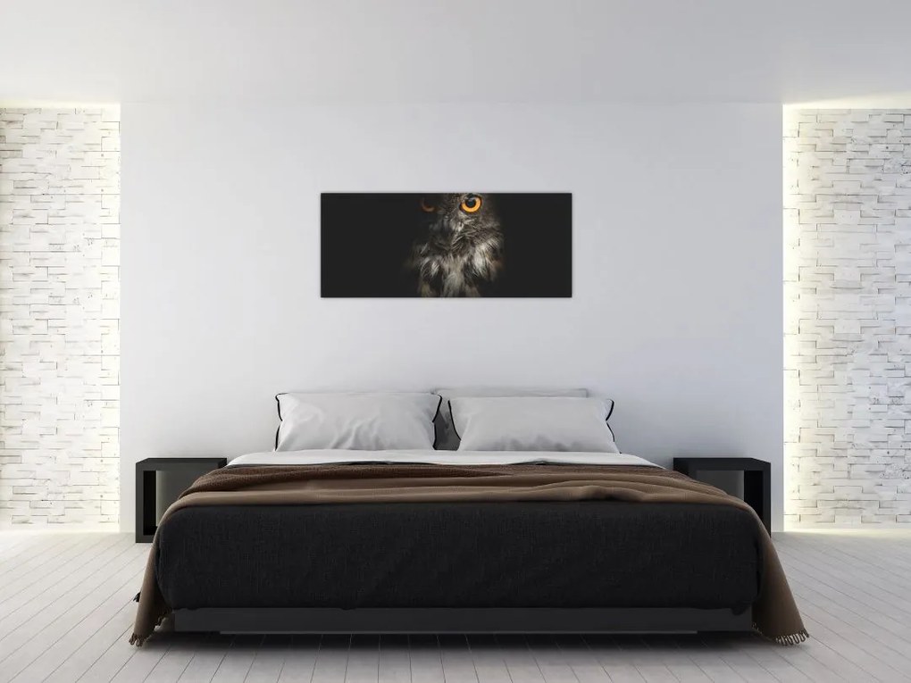 Tablou cu bufnița (120x50 cm)