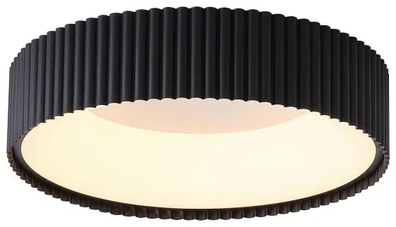 Plafonieră LED/30W/230V 3000K negru pr. 46 cm