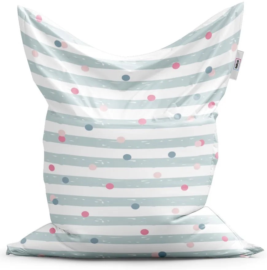 Sac de șezut Classic buline și dungi - pentru copii, colorat