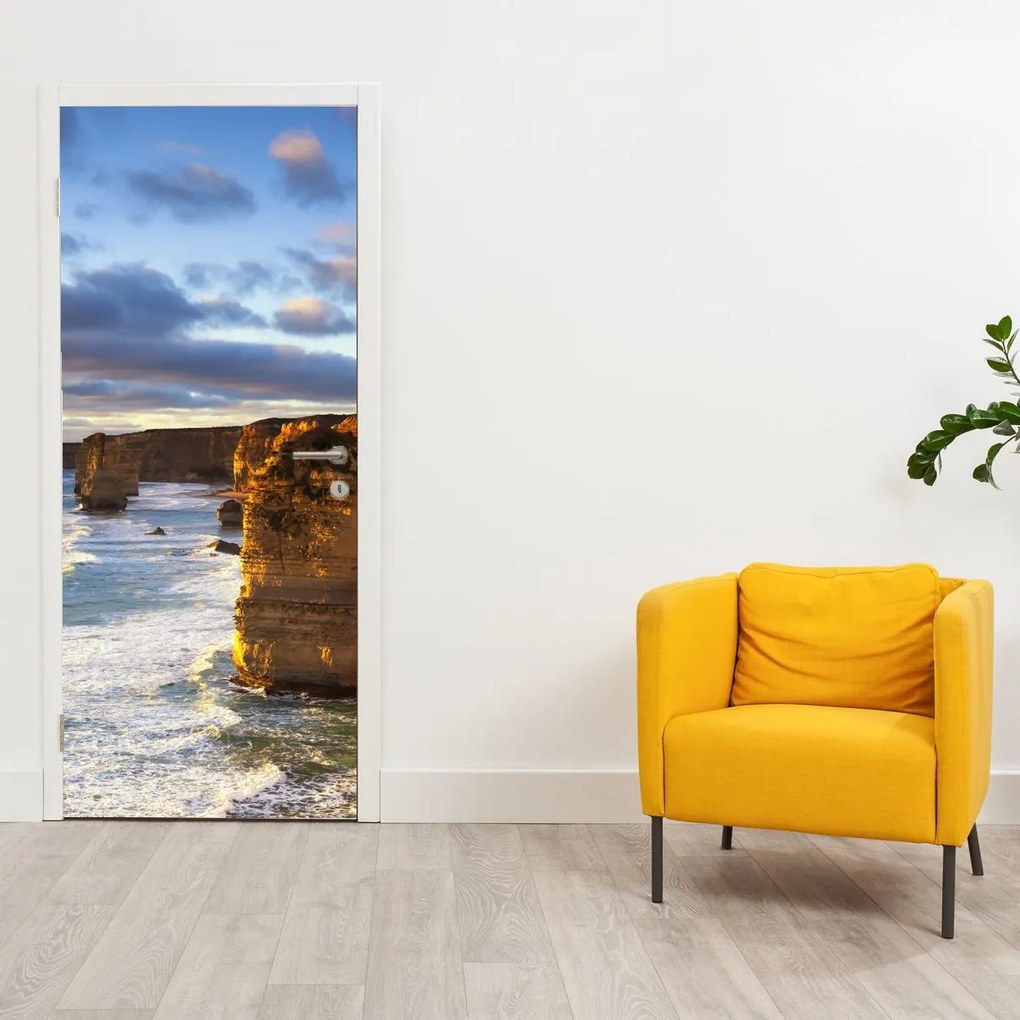 Fototapet pentru ușă - Stânci de mare (95x205cm)