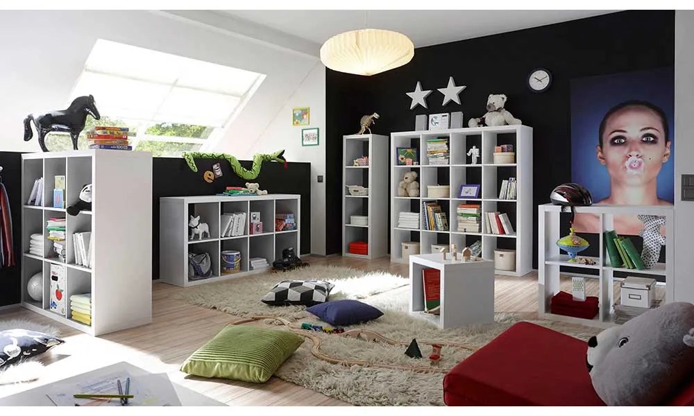 CORP MODULAR CUBE, 77X38X77 CM, CULOARE ALB, MDF