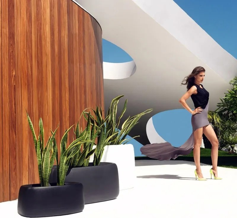 Jardiniera plante design decorativ exterior/interior Organic JARDINIERE 90x45x39cm