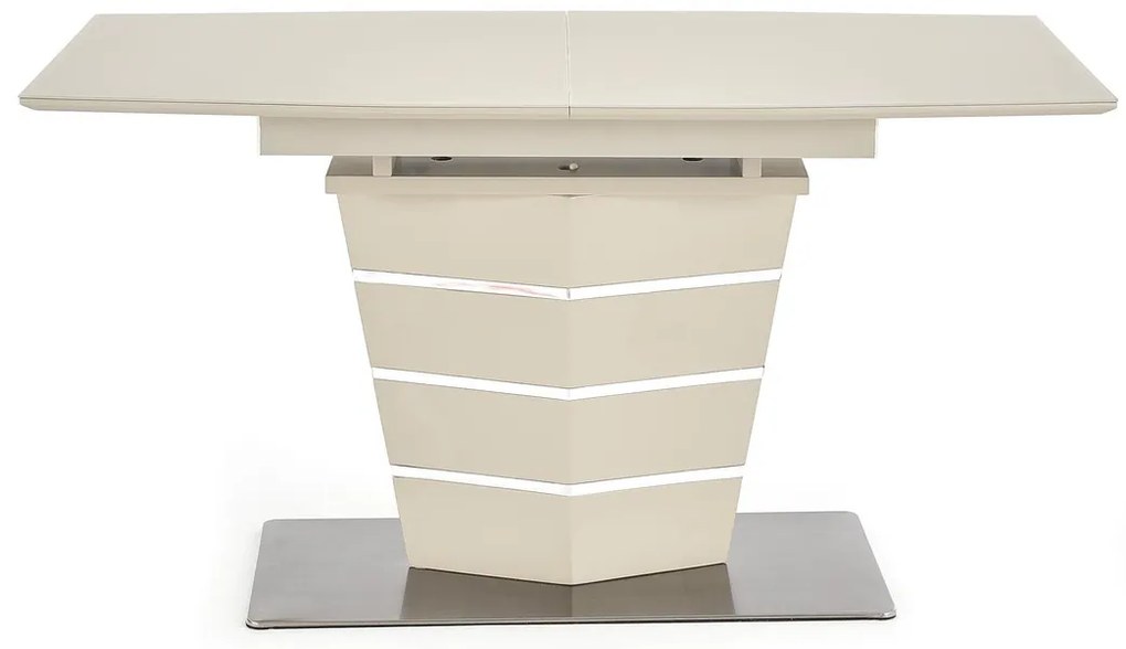 Masă de sufragerie extensibilă 140-180 cm Suena (alb + argintiu) (pentru 6 8 persoane). 1048600