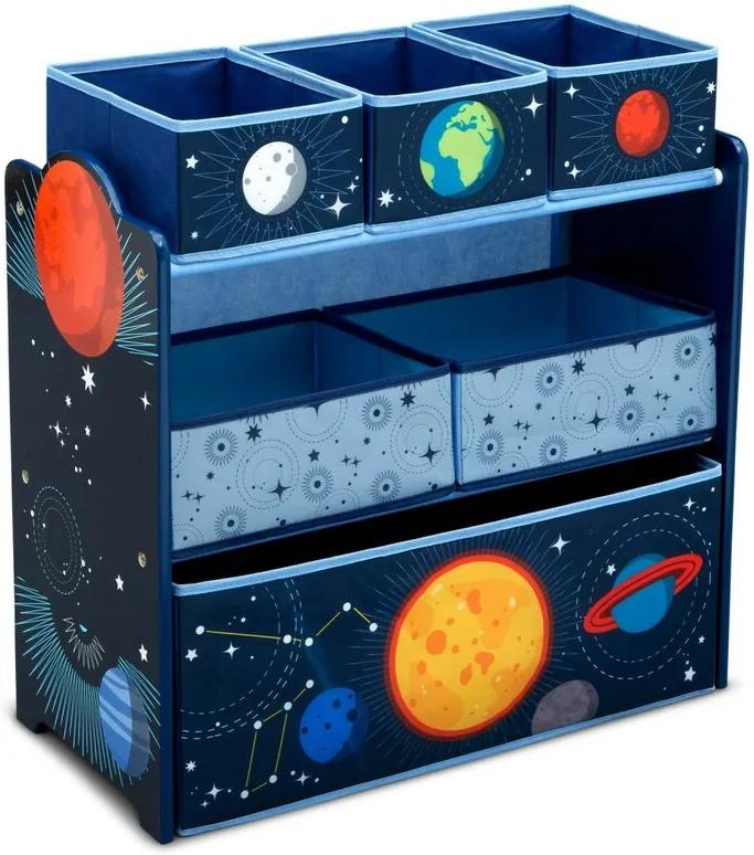 Delta Children - Mobilier depozitare jucarii Organizator Space Adventures din Lemn, 63x30 cm