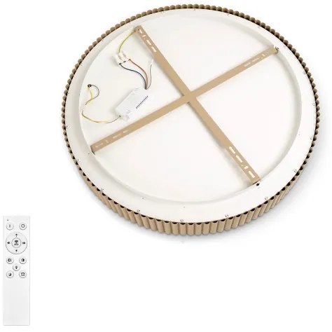 Brilagi - Plafonieră LED dimabilă FALCON MODERN LED/30W/230V 40 cm bej + telecomandă