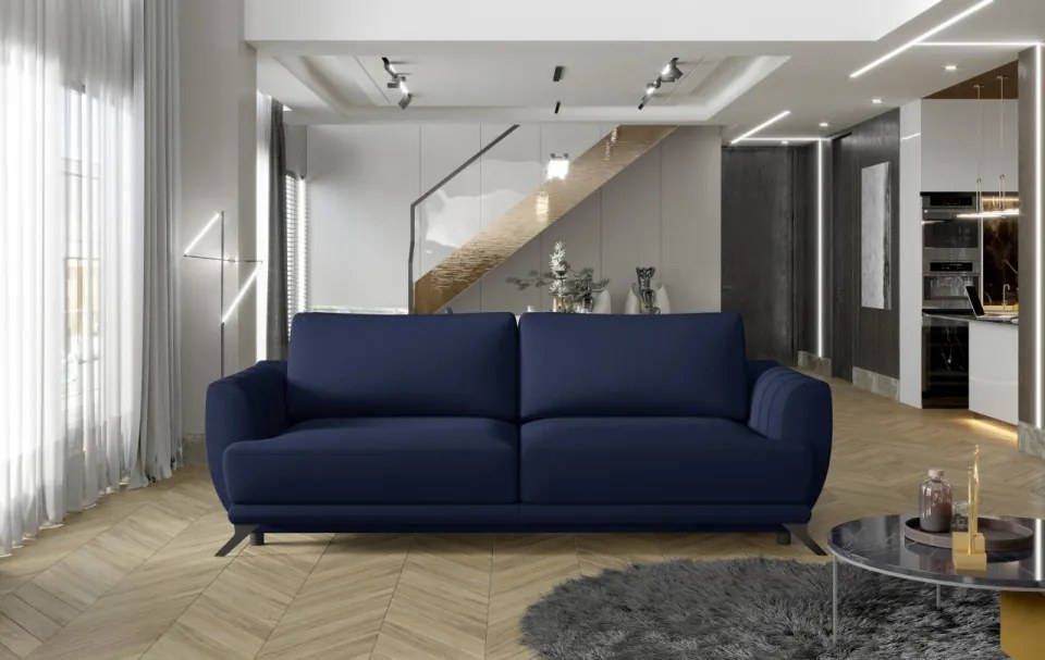 Canapea extensibila cu spatiu pentru depozitare, 242x90x95 cm, Megis 02, Eltap (Culoare: Maro deschis / Texas 26)