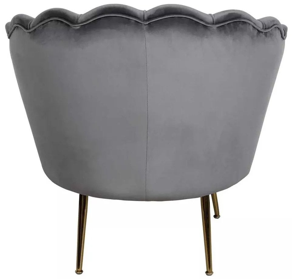 Fotoliu Ionia Velvet, gri