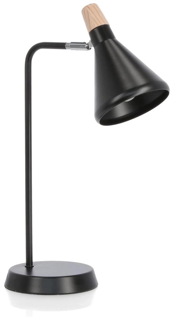 Lampa de masa Brill, 46 cm, negru