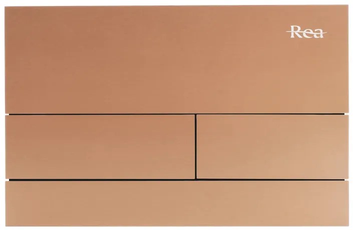 Cadru WC incastrat K011A-Q Rea cu buton T cupru periat