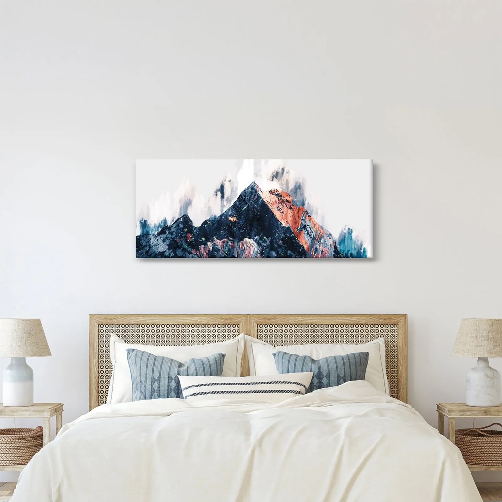 Tablou - Pădure, abstrecție (120x50 cm)