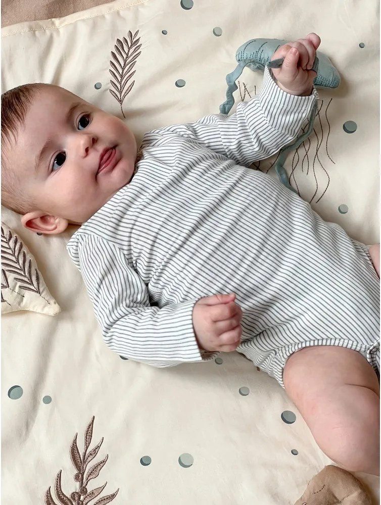 Saltea de joacă pentru copii, galben-deschis 80x80 cm Sea Garden – Cam Cam Copenhagen