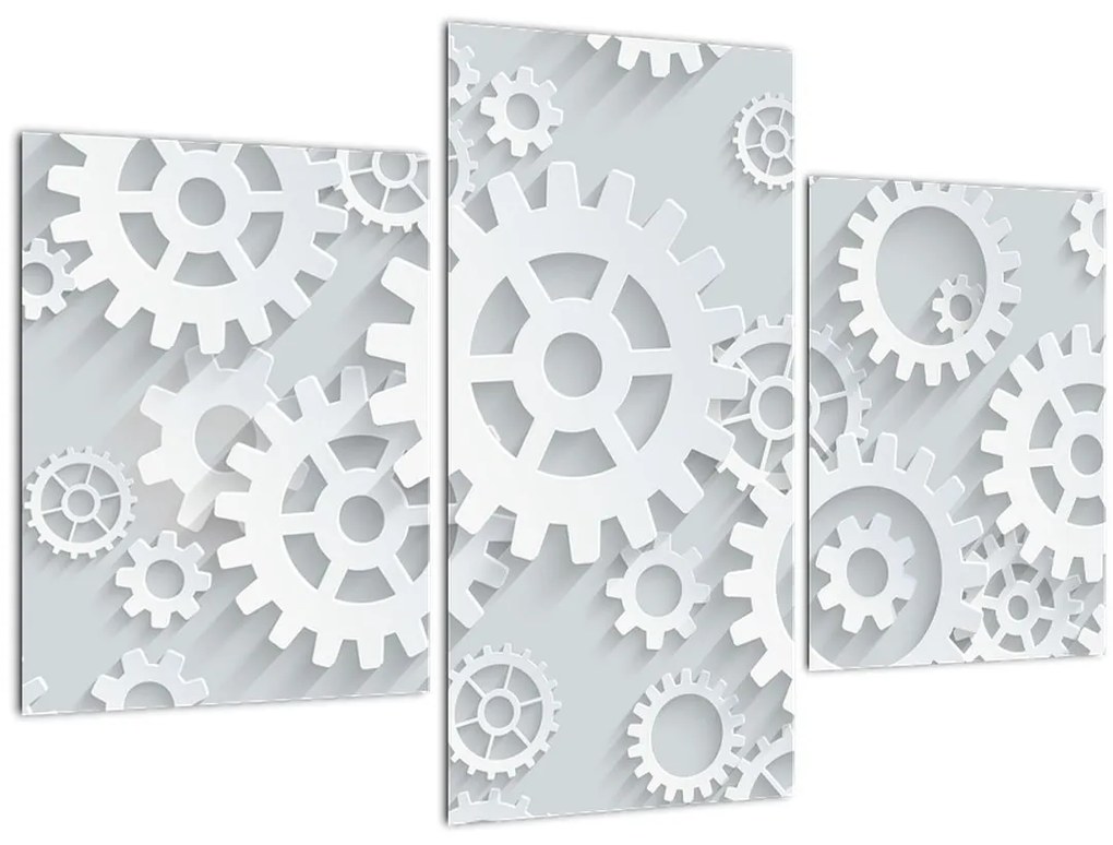 Tablou - Roți dințate (90x60 cm)