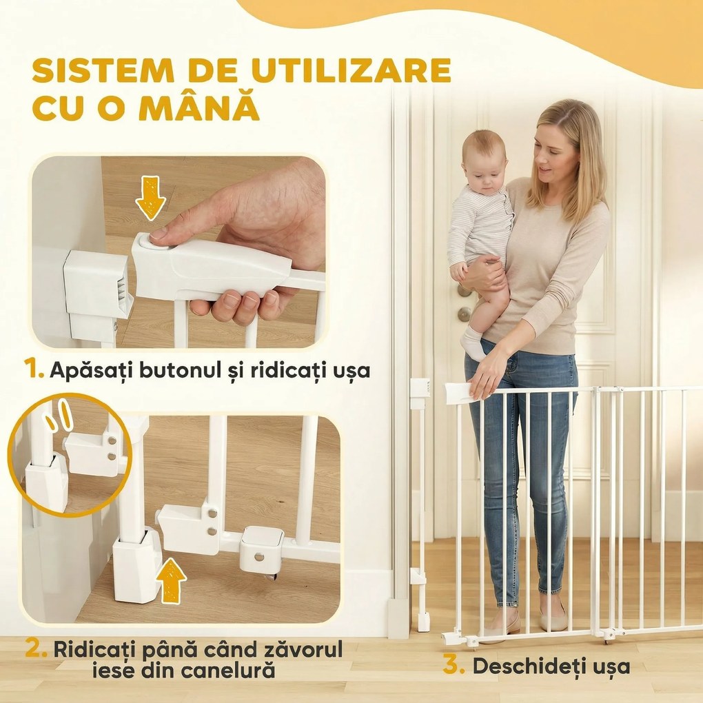 PawHut Barieră extensibilă divizor | Aosom Romania