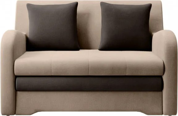 Canapea tapitata, extensibila, cu spatiu pentru depozitare, 130x85x103 cm, Ario, Eltap (Culoare: Albastru marin / Nube 40)